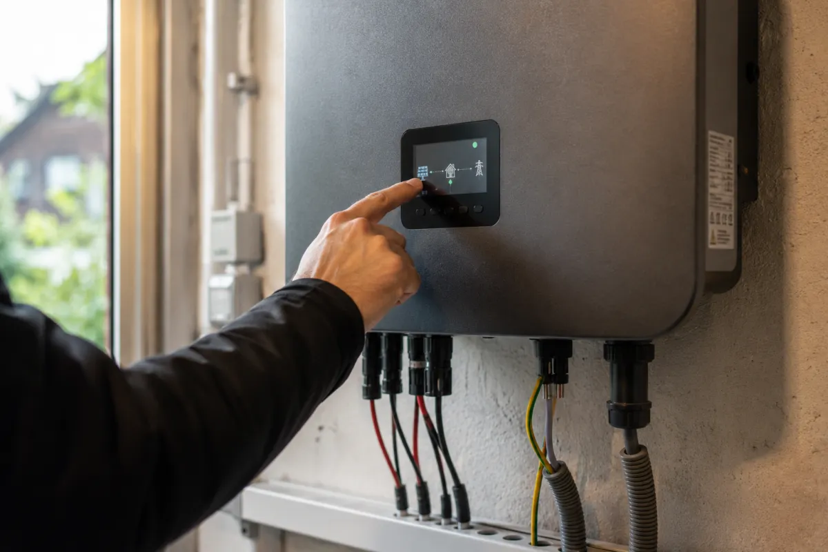 Einfamilienhaus mit Photovoltaik-Anlage auf dem Dach in Emmerich am Rhein